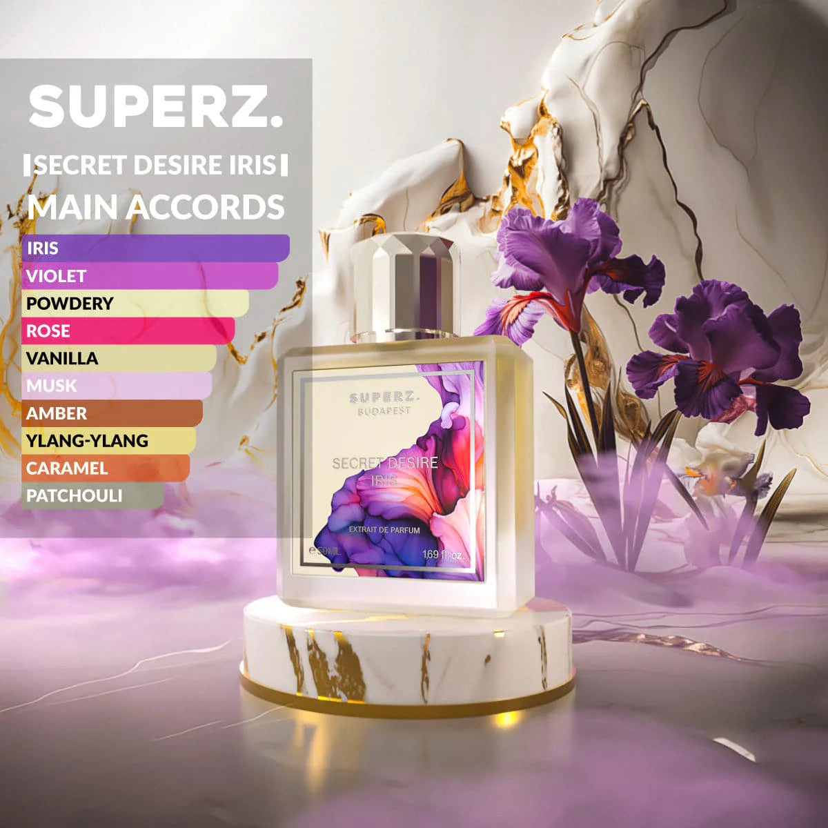 Secret Desire Iris - 50 ml Extrait De Parfum - Unisex