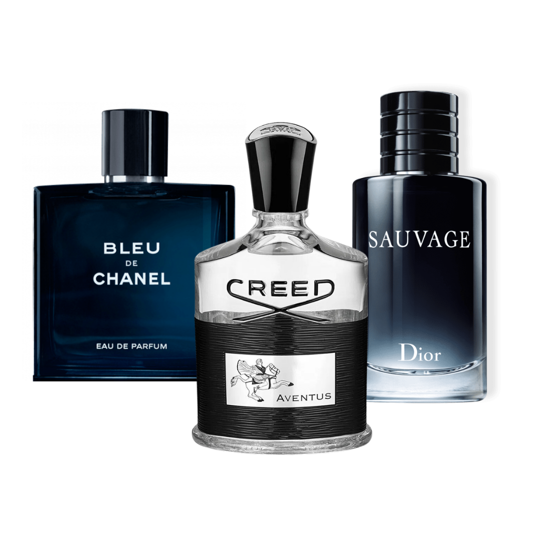 4 Parfums - Invictus, Creed Aventus, Bleu de Chanel, Dior SAUVAGE (ACHETEZ 1, OBTENEZ 4)