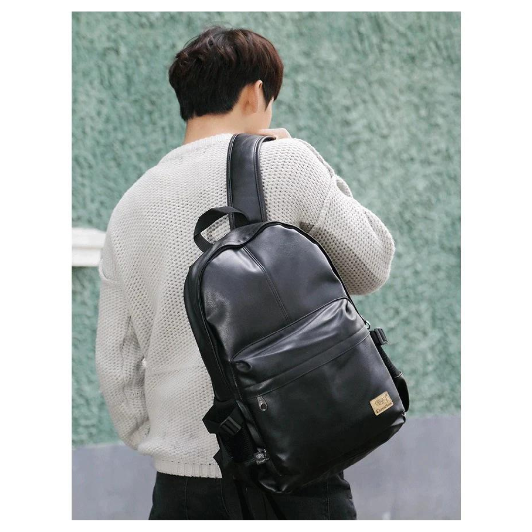 Luxury Leather Men Backpack