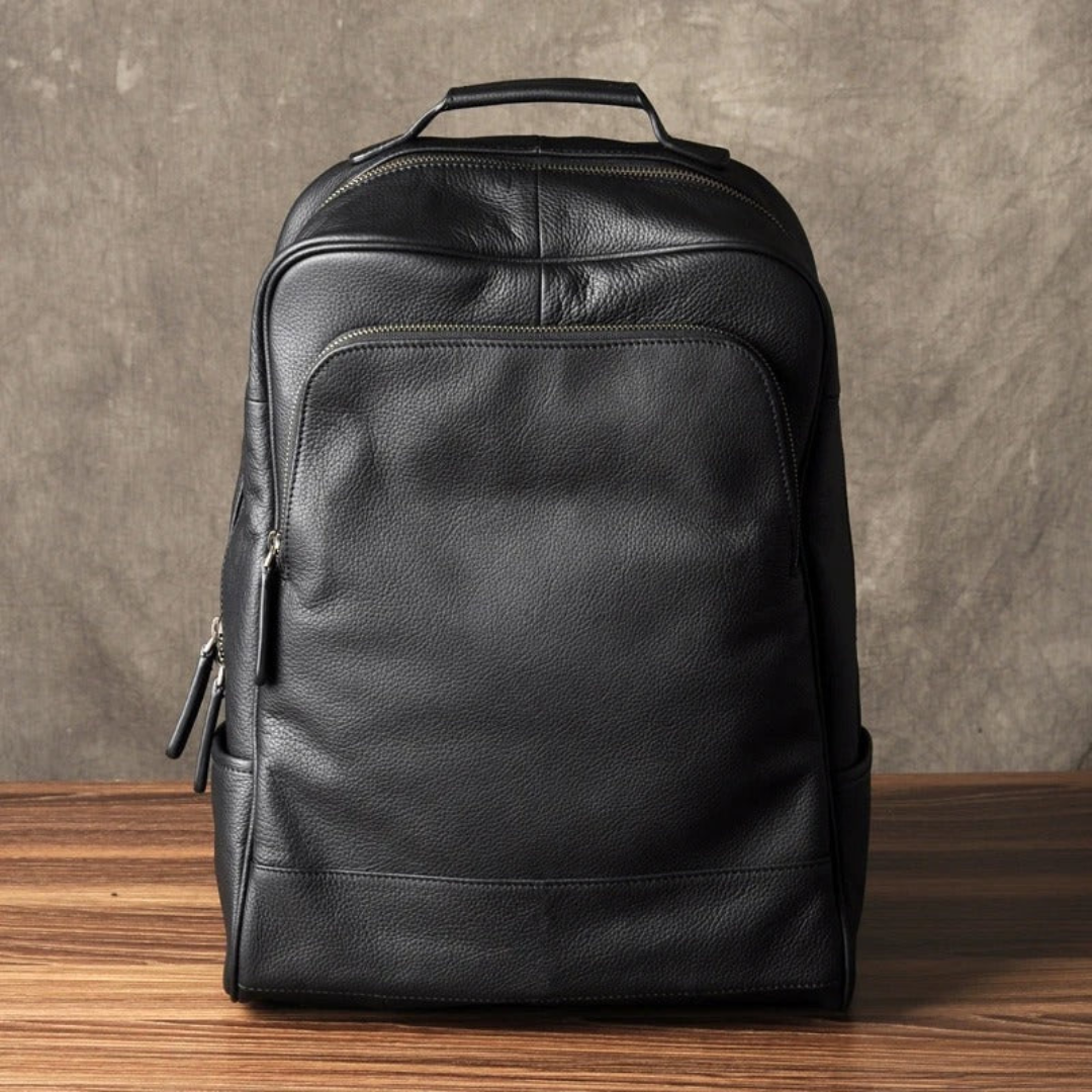 Genuine Leather Backpack for Men's