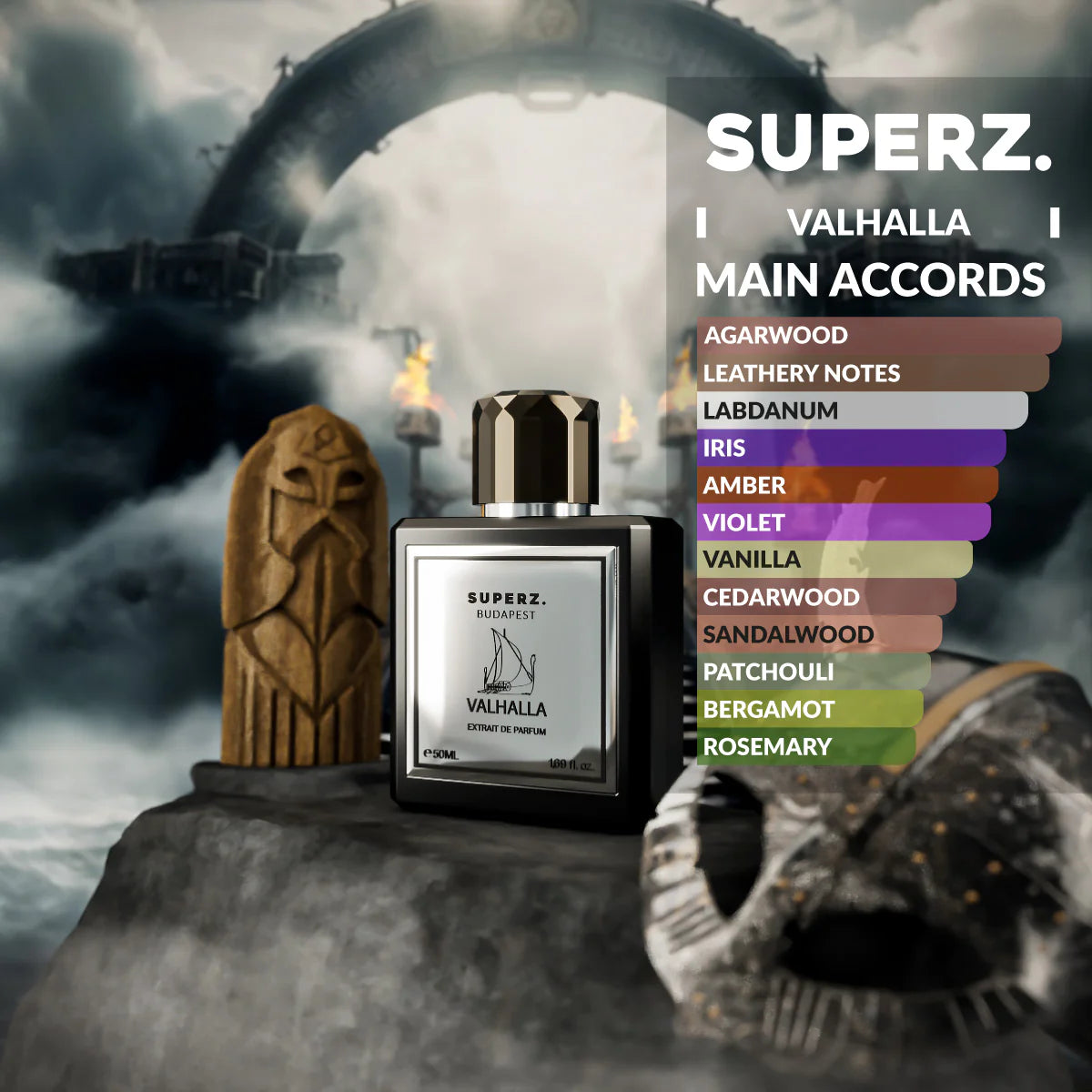 Valhalla - 50 ml Extrait De Parfum - Man